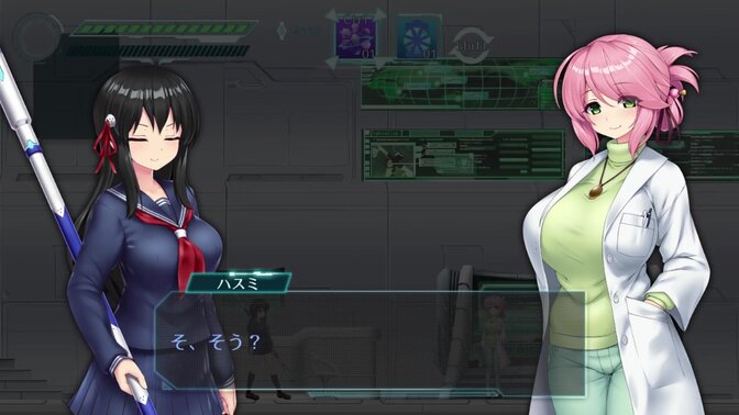 Hasumi's Sister Gets Naughty in a Hentai Game