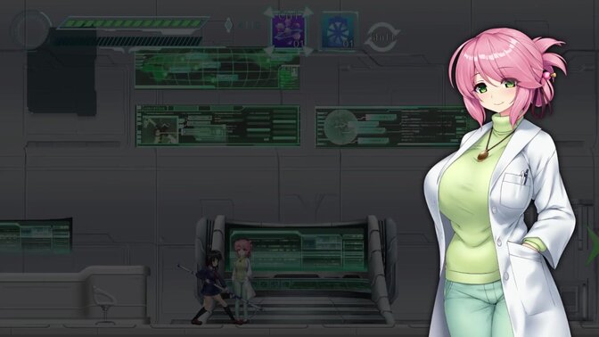 Hasumi's Sister Gets Naughty in a Hentai Game