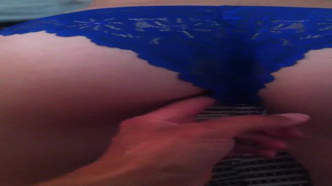 Shy blonde GF gets a POV doggystyle reaming