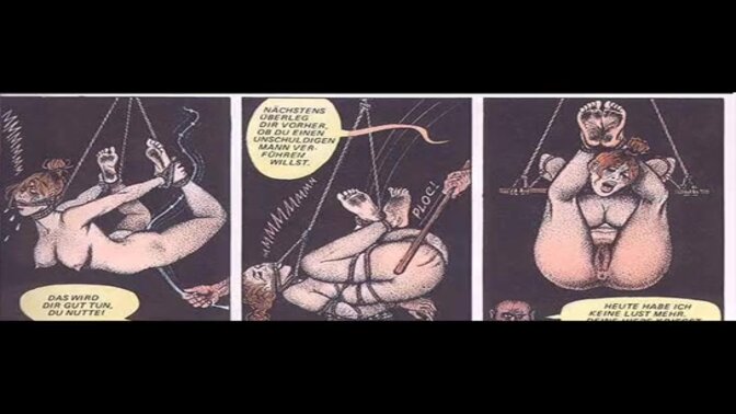 Vintage Breast Fetish Bondage Comic