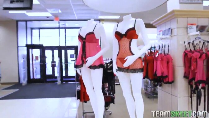 Teen brunette Sadine Godiva gives a deepthroat POV blowjob