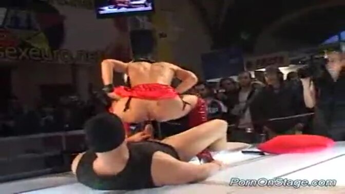 Porn on stage stripper fucked