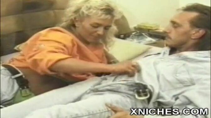 Busty blonde chick loves oral and getting fucked hard