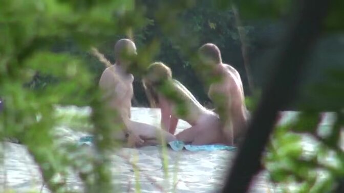 Wife gets fucked at the lake