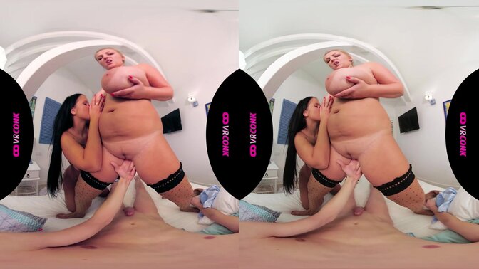 Hot blonde Krystal Swift gets naughty with J and K