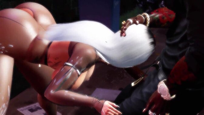 White wife takes big BBC in Sin City