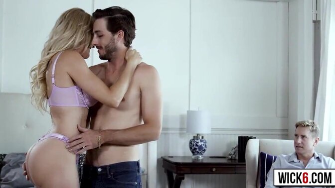 Mature Brandi Love enjoys standing doggystyle with deepthroat