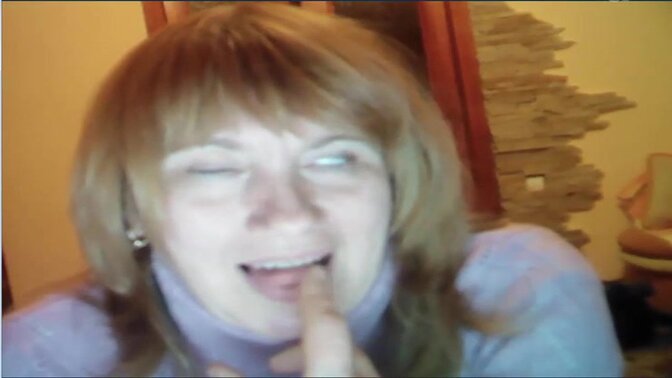 Russian Mature Webcam Skype Sucker Madness