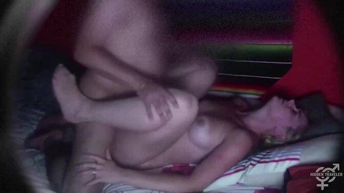 Stepdad sneaks into stepdaughter's room at midnight to take her tight ass.