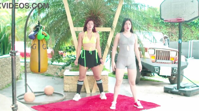 Aerobics day with the girls of GGMansion