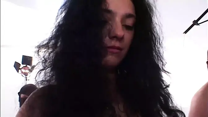 German amateur slut gets gangbanged hard on all fours