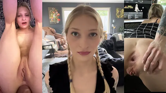 Teen Blonde Amateur Gives It All with massive Dick