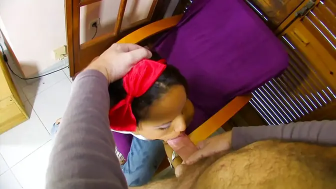 Brazilian Slut Takes Huge Cock in Doggy Style