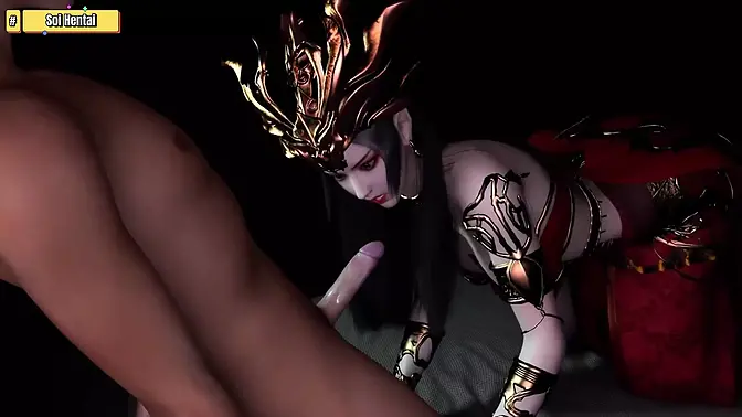 Deepthroat & Creampie with massive Black Cock