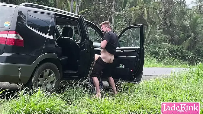 Public Cum Show: Submissive Blonde Slut Gets railed