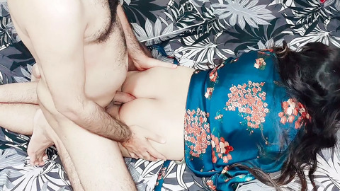 Intense sexcapades with mature MILF and her oversized breast assets