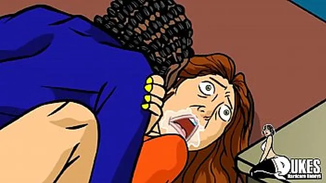 Redhead MILF cheats on her husband with black cock