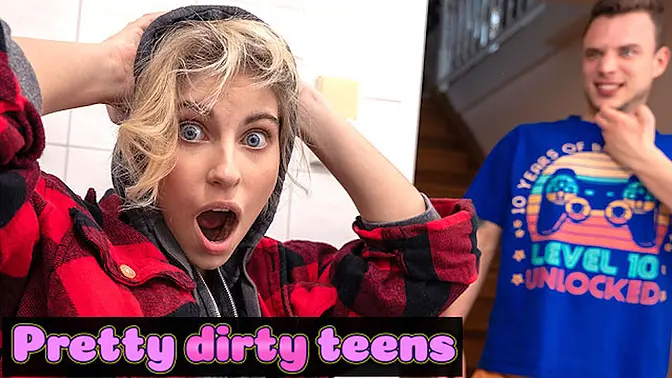 College girl sucks and rides her best friend's dick