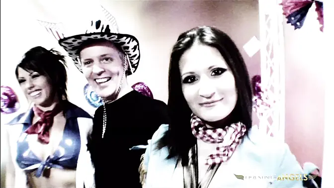 Two smoking hot babes love playing with stiff cocks together