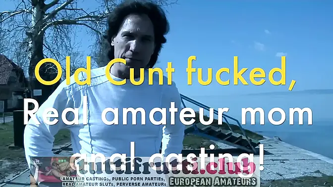 Euro mature amateur casting with big boobs