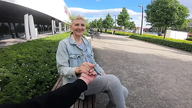 Hot MILF blonde loves and fucks her new beau on their first date