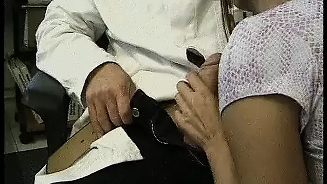 Fine milf goes to the doctor and can't resist giving the vagina to the doctor to fuck