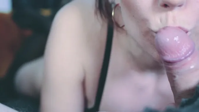 Sexy hotwife cheats on hubby with amateur MILF blowjob