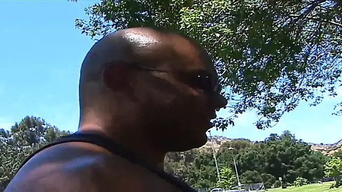 Nasty redheaded babe rides huge black stallion