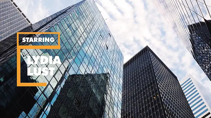 Office boss Lydia Lust shows off her kinky side in lingerie