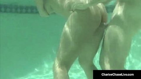 Sink my dick🍆 deep in that pool-humping cougar's pierced tits!