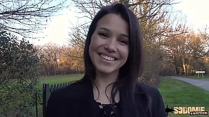 Slim French slut gets her ass fucked hard in the bathroom