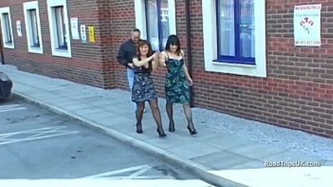 Two British housewives Daisy & Wendy get gangbanged by multiple cocks, deepthroated and assfucked intensely