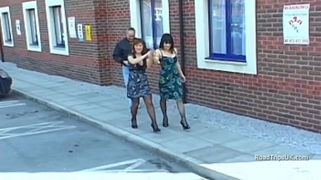 Two British housewives Daisy & Wendy get gangbanged by multiple cocks &mdash;  deepthroated and assfucked intensely