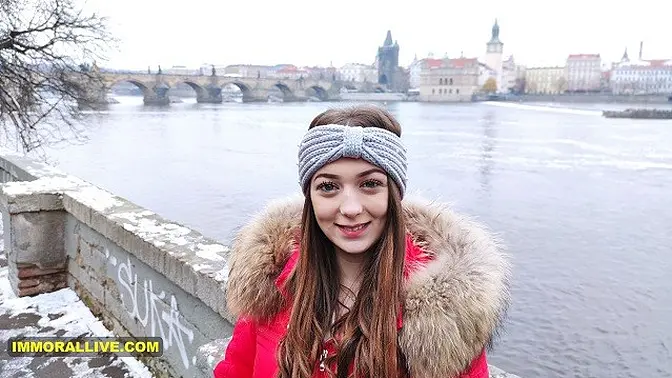 Isabella De Laa's Natural Beauty enjoys Puffy Pussy Pounded by Stepdad & Stepson