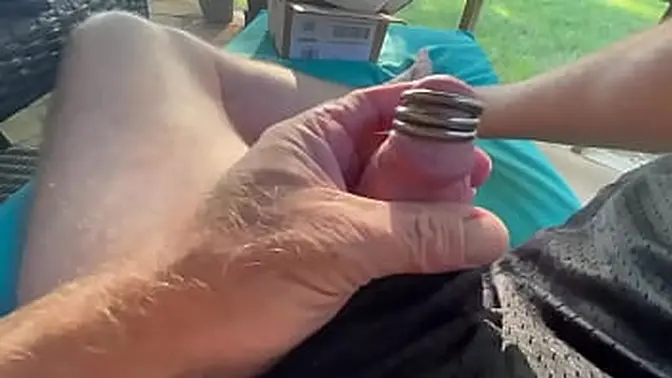 Big Cock with Mushroom Head - Pumping Action