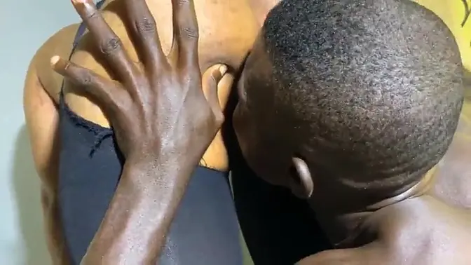 Boyfriend obsessed with curvy girl's soft ass and pink pussy