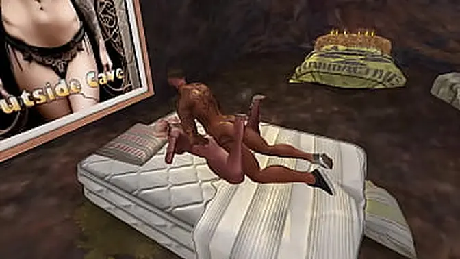 Surian Brandi gets humiliated in 3D cave porn