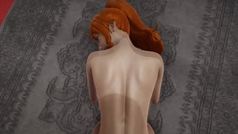 Nami's petite frame gets slammed in doggy style —  her moans echoing through the Wano Forest