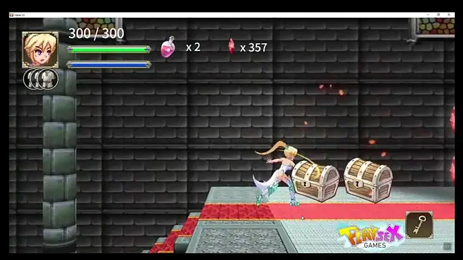 Sexy teens fuck in a game - Big tits and big butts!