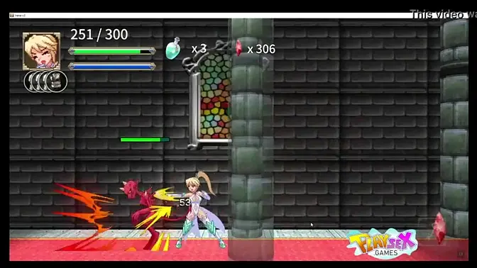 Sexy teens fuck in a game - Big tits and big butts!