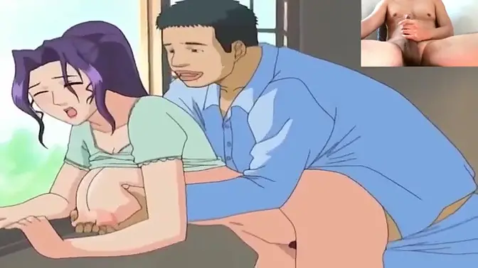 Perverted stepbrother and sexy wife with big tits cheat on her MILF mom with gardeners