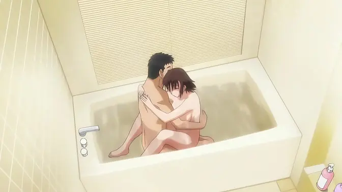 Three handsome men seduce an elegant lady