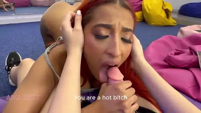 Latina MILF gets stuffed with huge cock in her tight pussy