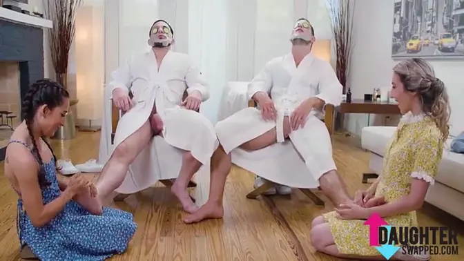 Petite teen girl gives a tasty blowjob in POV