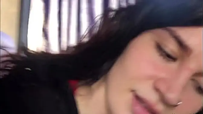 Babe Public Suck Big Dick and Cum Swallow in the Bus - POV