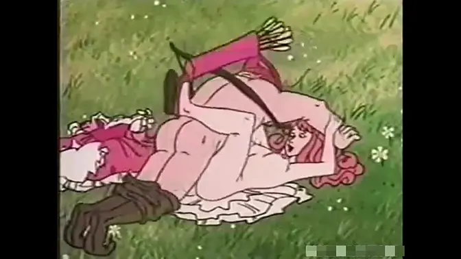 Naughty fairy tale nymph gives handjob and rides big shaft