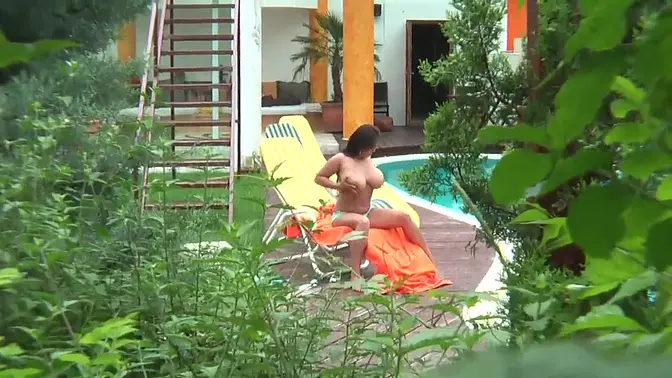 Chubby Neighbor with Huge Tits Sucks and Fucks Amateur POV