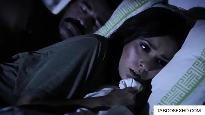 Innocent Brunette Teen Takes a Huge shaft at Night