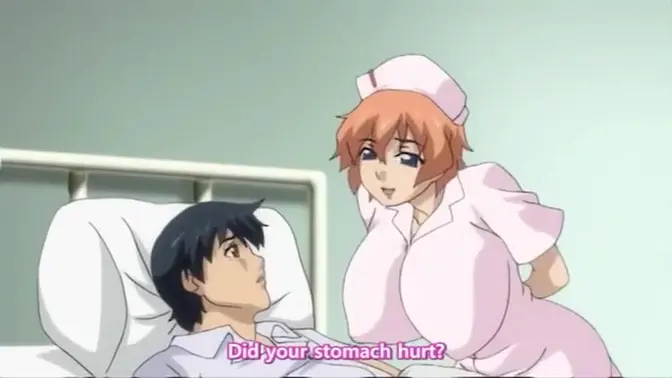 Nurse teaches a virgin how to use his bigtit in hentai cartoon
