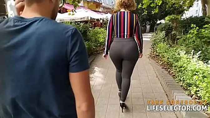 Curvy blonde Sara Jay gives a blowjob and rides cock POV